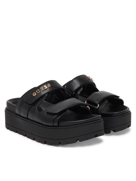 Guess Шльопанці Guess FLJFAX ELE03 Чорний
