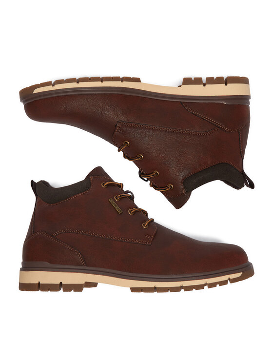 Lanetti Schnürschuhe Lanetti CEO-8468-2 MBS Braun