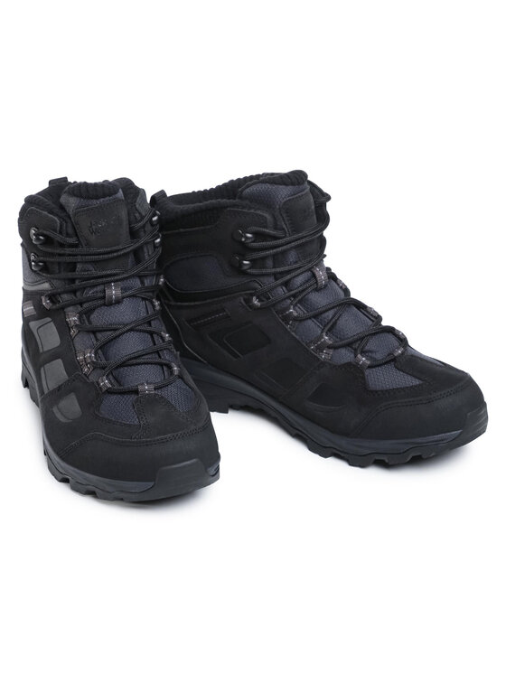 Jack Wolfskin Turistiniai batai Jack Wolfskin Vojo 3 Wt Texapore Mid W 4042391 Juoda