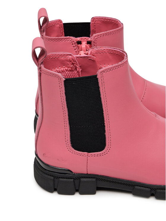 Clarks Чоботи Clarks Evyn Chelsea K. 26179042 Рожевий