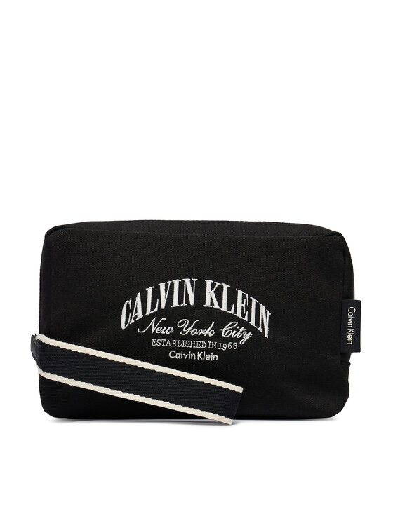 Calvin Klein Kosmetinė Calvin Klein Graphic Pouch LV04D1236G Juoda