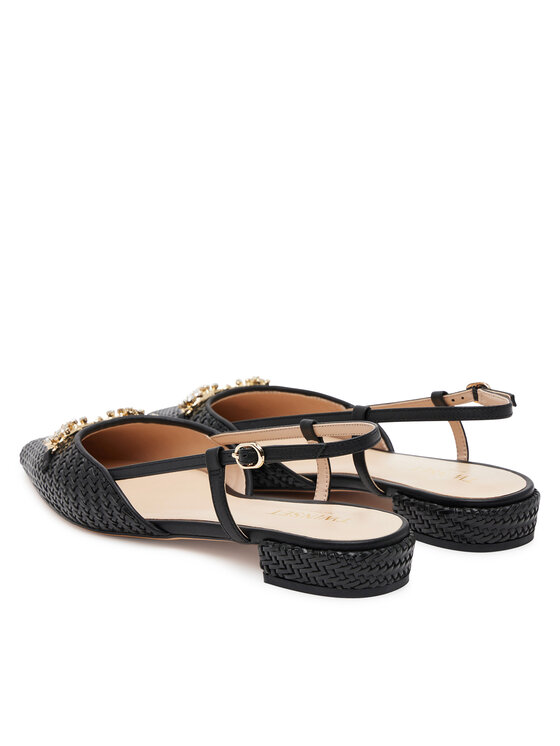 TWINSET Balerina TWINSET 251TGT052 Fekete