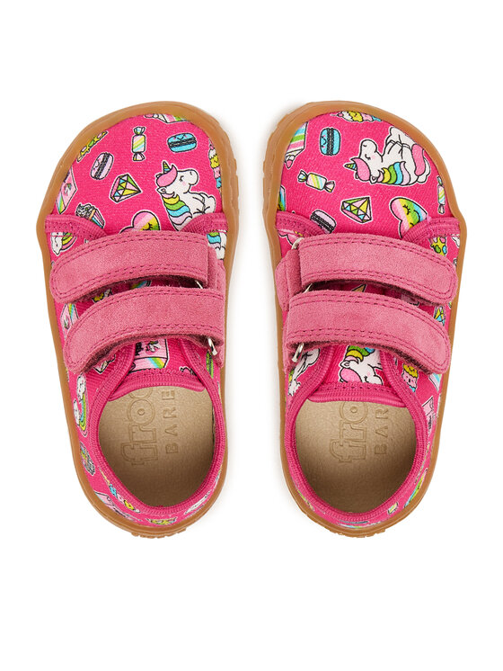 Froddo Тапочки Froddo Barefoot Canvas G1700440-10 M Рожевий