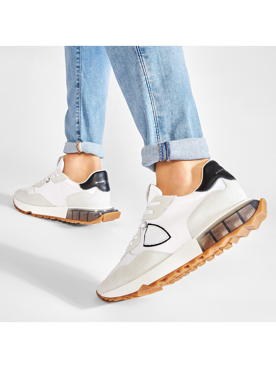 Philippe Model Tenisice Philippe Model La Rue Low LRLU W001 Bijela