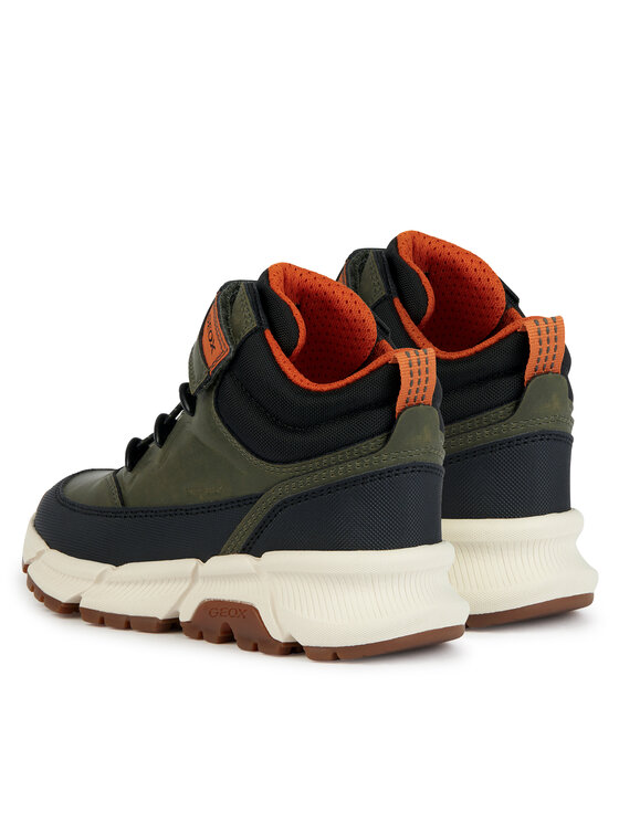 Geox Kozačky Geox J Flexyper Plus Boy J36LCG 0MEFU C0623 M Khaki