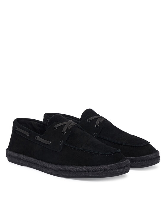 Calvin Klein Espadrilles Calvin Klein Espadrille Hybrid Boat Su HM0HM02174 Fekete