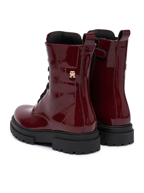 Tommy Hilfiger Kotníková obuv Tommy Hilfiger T4A5-35173-0775 M Bordó