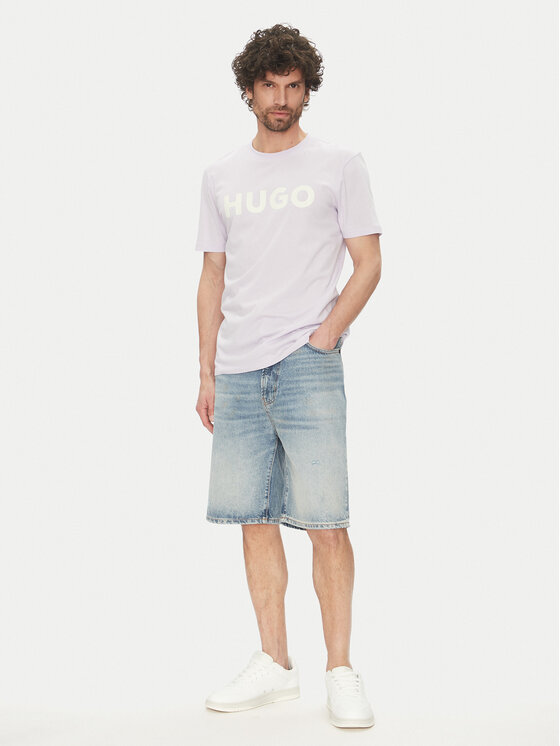 HUGO HUGO Футболка Dulivio 50467556 Фіолетовий Regular Fit