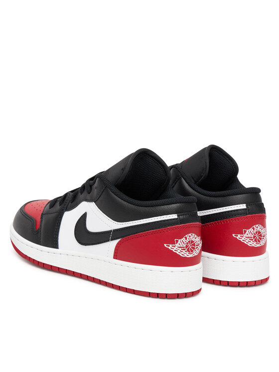 Nike Sneakersy Nike Air Jordan 1 Low (GS) 553560 161 Czarny