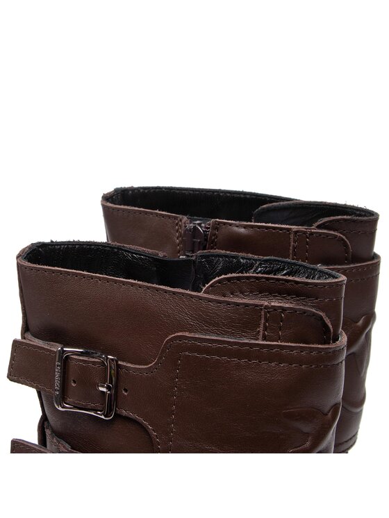PINKO Žygio batai Pinko Cumino Bootie 1H2135 A072 Ruda