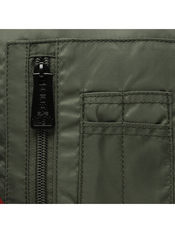 Alpha Industries Плоска сумка Alpha Industries Crew Carry Bag 196924 Зелений