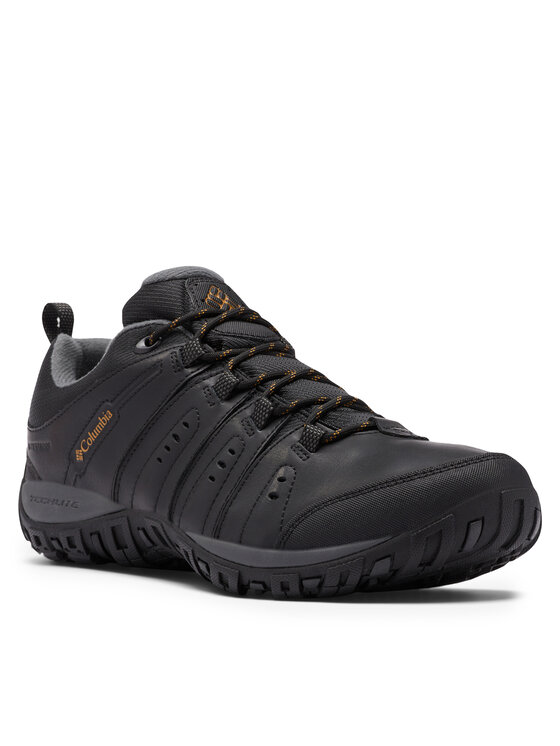 Columbia Παπούτσια πεζοπορίας Columbia Woodburn II Waterproof 1553001 Μαύρο