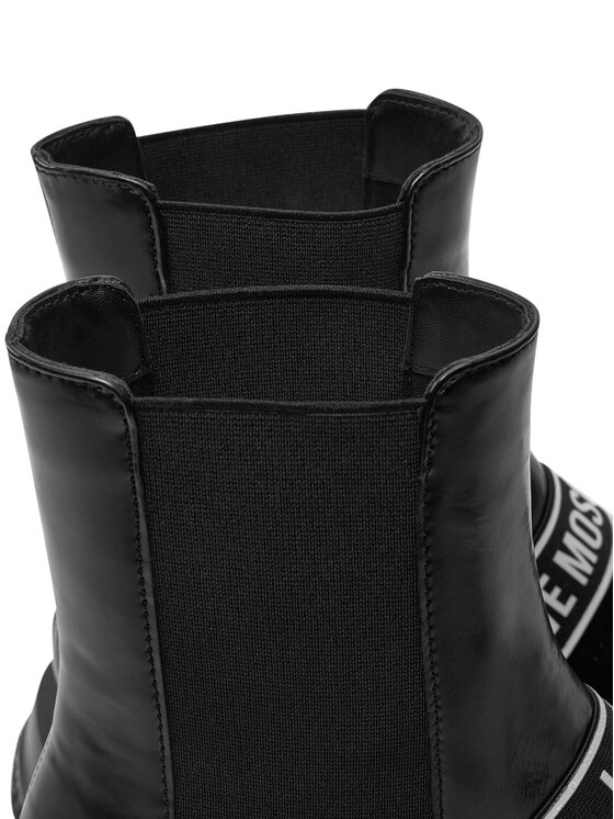LOVE MOSCHINO Členková obuv s elastickým prvkom LOVE MOSCHINO JA24104G1LIA0000 Čierna
