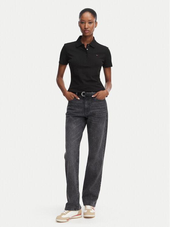 Tommy Jeans Tommy Jeans Polo Essential DW0DW22820 Negro Regular Fit