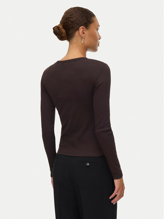 Vero Moda Vero Moda Top Chloe 10306897 Rjava Slim Fit