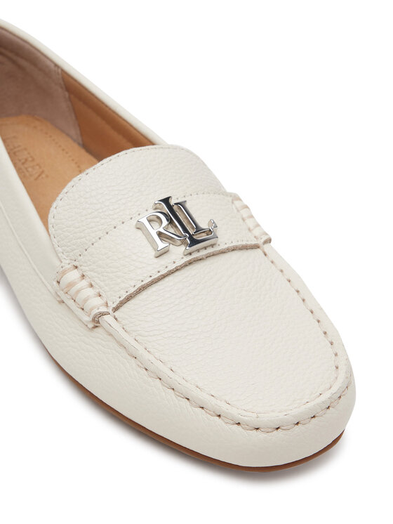 LAUREN RALPH LAUREN Mokasíny LAUREN RALPH LAUREN Barnsbury  802942768012 Bílá