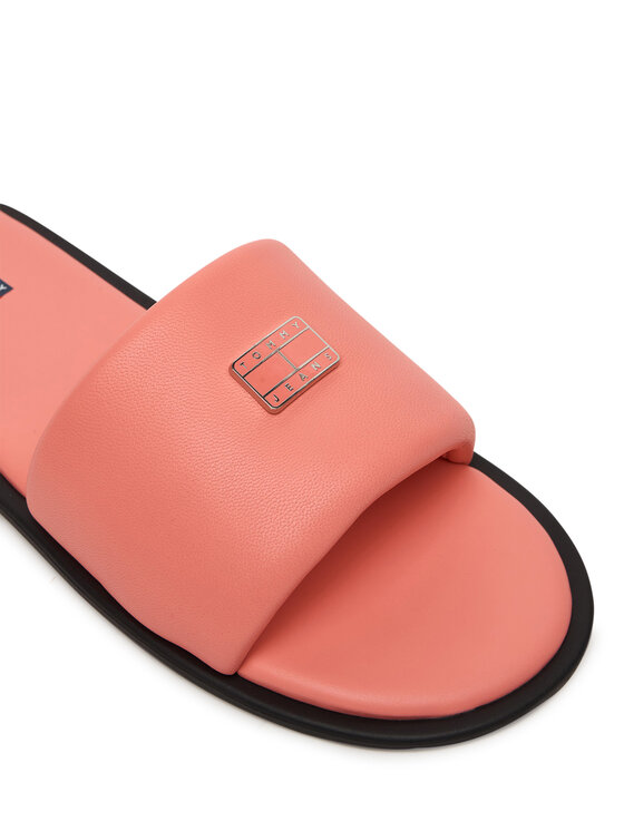 Tommy Jeans Şlapi Tommy Jeans Tjw Soft Padded Casual Slide EN0EN02950 Roz