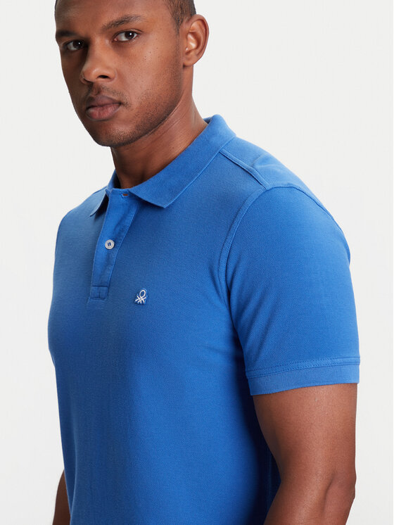 United Colors Of Benetton United Colors Of Benetton Поло 3089J3179 Голубий Regular Fit
