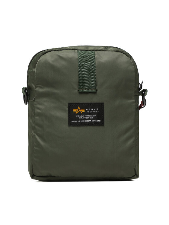 Alpha Industries Плоска сумка Alpha Industries Crew Carry Bag 196924 Зелений