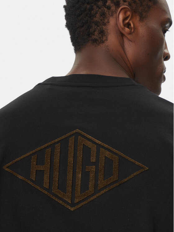 HUGO HUGO T-shirt Darunu 50534951 Nero Relaxed Fit