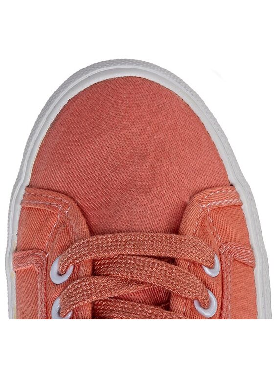 Pepe Jeans Tenisówki Pepe Jeans Aberlady PLS30001 Pomarańczowy