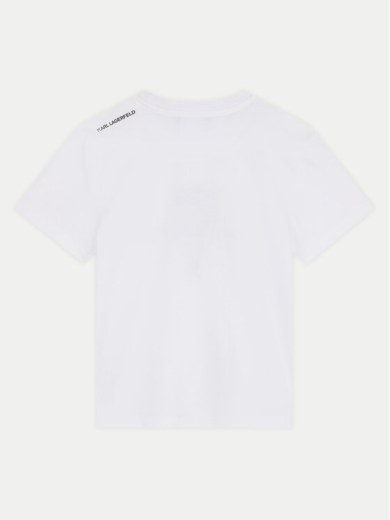 Karl Lagerfeld Kids Karl Lagerfeld Kids Футболка Z30239 D Білий Regular Fit