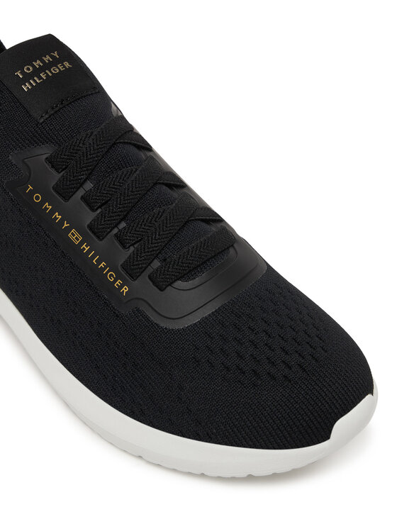 Tommy Hilfiger Sneakers Tommy Hilfiger Th Knit Extralight Runner FW0FW09112 Negru