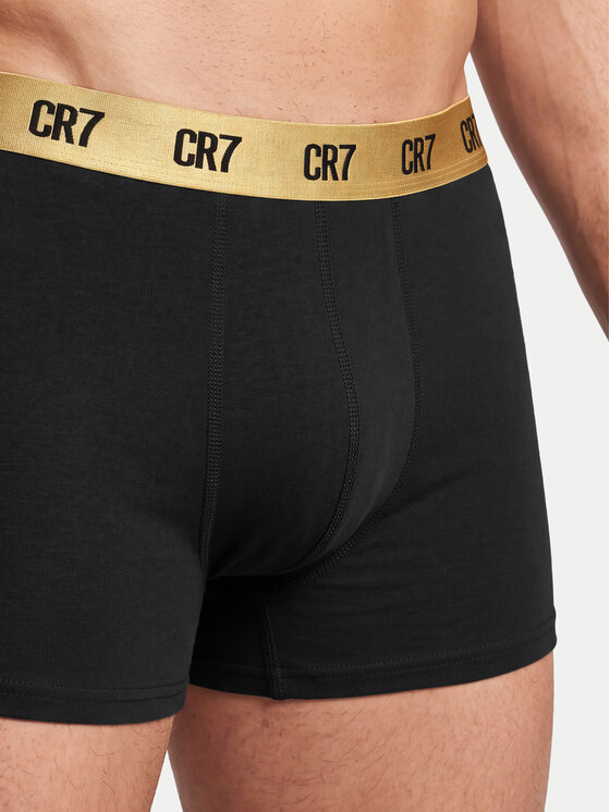 Cristiano Ronaldo CR7 Cristiano Ronaldo CR7 Conjunto de calzoncillos boxer 8125-4900 Negro
