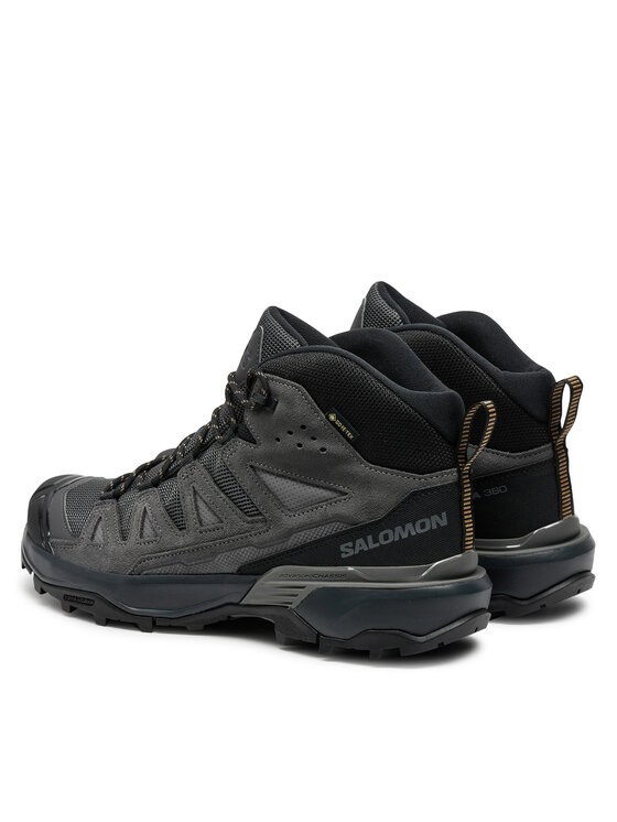 Salomon Трекінгові черевики Salomon X Ultra 360 Leather Mid Gore-Tex L47570800 Чорний