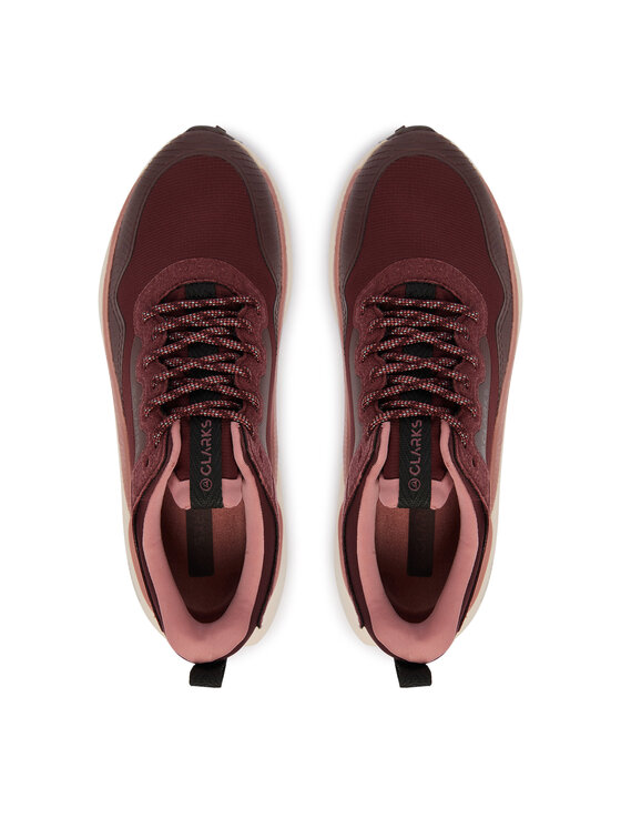 Clarks Сникърси Clarks Pace Trail Go Wp 26328930 Бордо