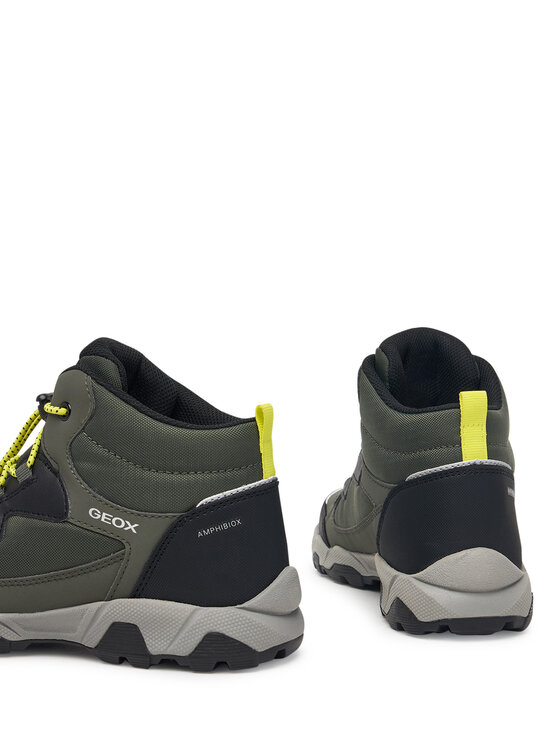 Geox Μποτίνια Geox J Magnetar Boy B Abx J463ZC 050FU C0914 D Σκούρο πράσινο