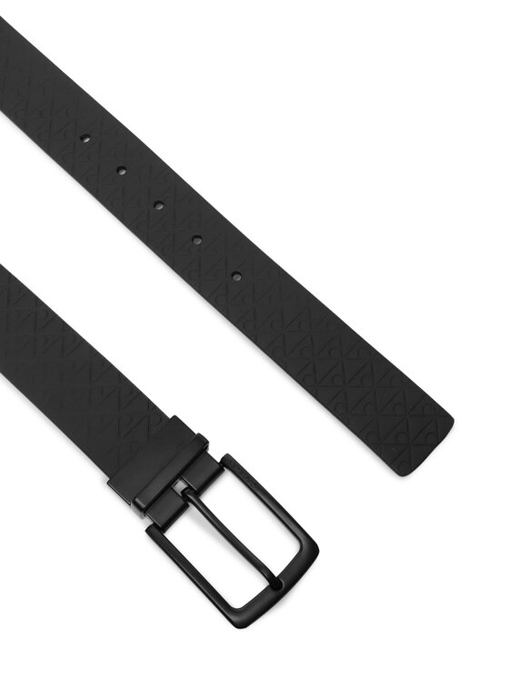 Calvin Klein Pásek Calvin Klein Pin Buckle Rbr Aop 35Mm Adj/Rev LV04D7135G Černá