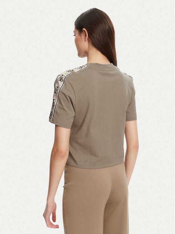 Guess Guess Футболка V3RI08 I3Z14 Коричневий Regular Fit