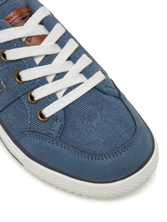 Wrangler Sneakersy Wrangler COOTER C LOW JR 20251085.23H Niebieski