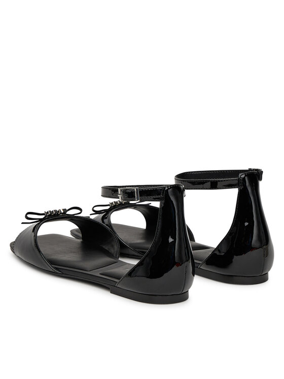 DKNY Basutės DKNY Dazey Flat Ankle Strap K1599651 Juoda
