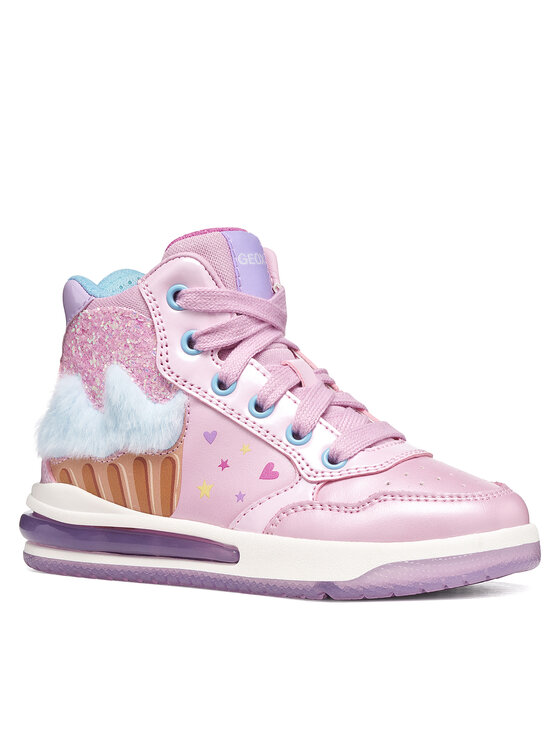 Geox Sneakers Geox J Sketlite Girl J66NWB 0NFKN C8207 M Rosa chiaro
