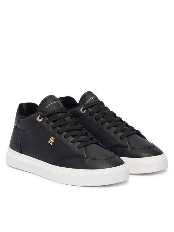 Tommy Hilfiger Sportcipők Tommy Hilfiger Th Chic Cupsole Mc FW0FW09595 Fekete