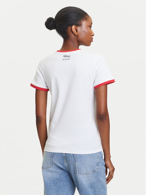 KARL LAGERFELD KARL LAGERFELD Camiseta A3W17089 Blanco Regular Fit