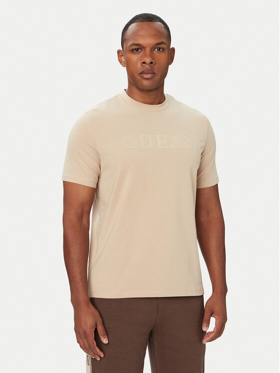 Guess Guess Футболка Z6YI17 K4968 Бежевий Regular Fit