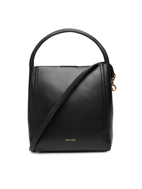 Calvin Klein Kabelka Calvin Klein Ck Bucket With Strap LV04F3174G Čierna