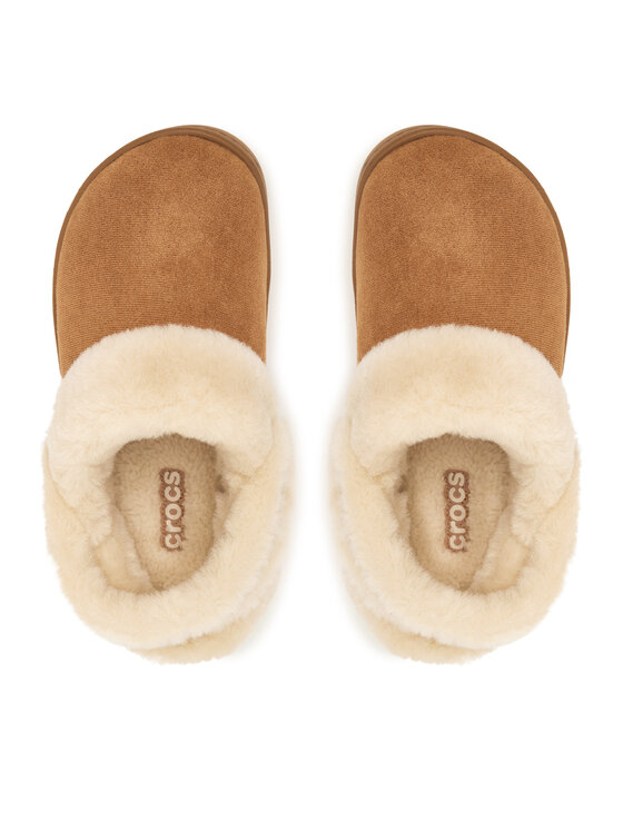 Crocs Παντόφλες Crocs Classic Unfurgettable Suede Clog 212106 Μπεζ