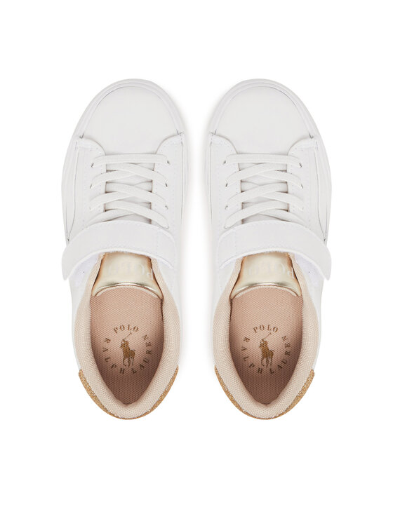 Polo Ralph Lauren Снікерcи Polo Ralph Lauren RF104099 Білий