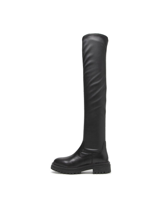 Geox Botas mosqueteras Geox D Iridea H D16HRH 0KB43 C9999 Negro