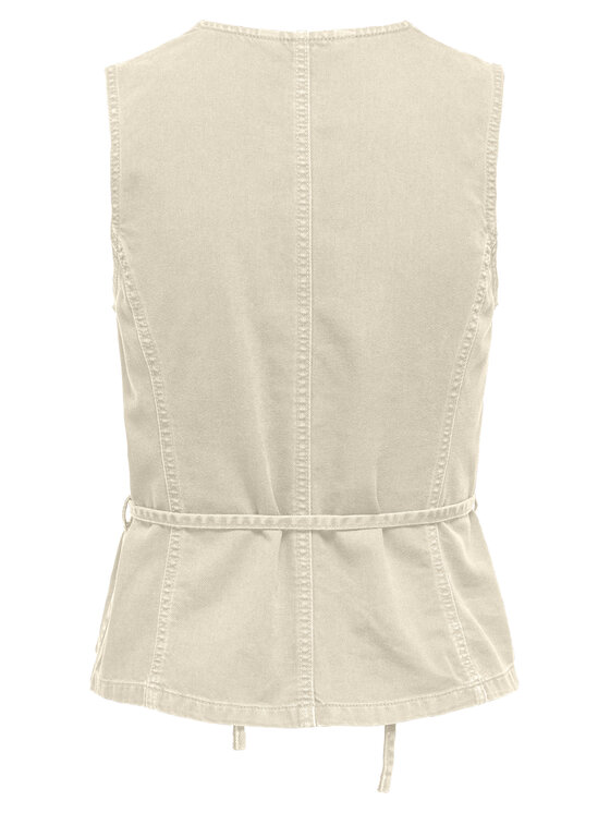 ONLY ONLY Top Silla 15374051 Crema Regular Fit