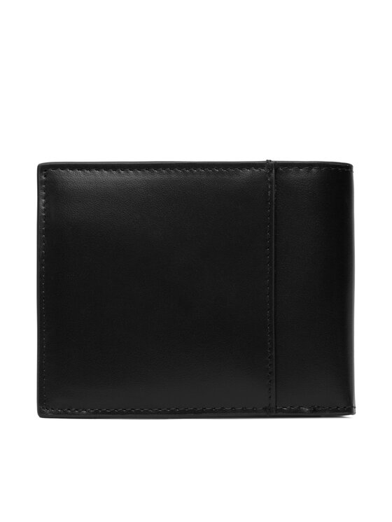 Calvin Klein Портфейл Calvin Klein Raised Ew Bill Fold W/ Coin LV04D1163G Черен