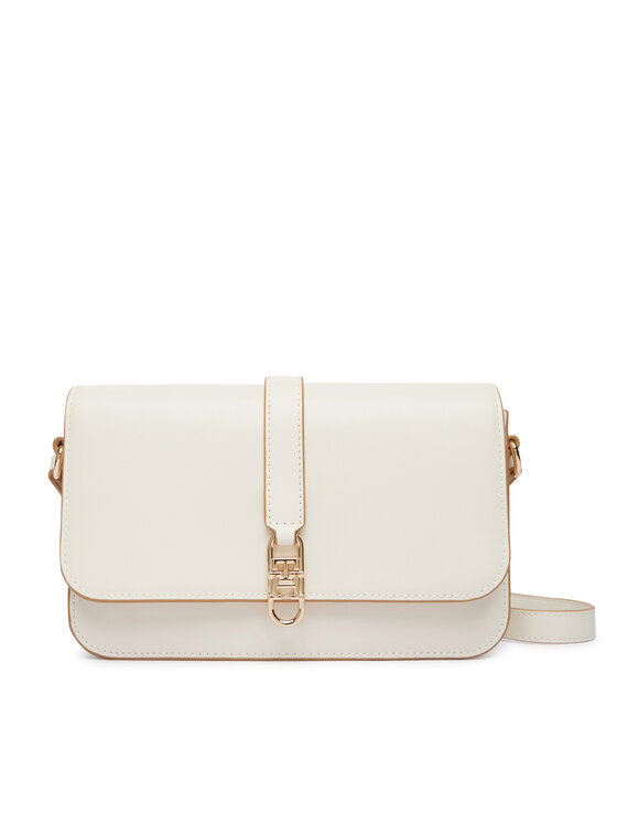 Tommy Hilfiger Torebka Tommy Hilfiger Th Libre Flap Crossover AW0AW17723 Beżowy