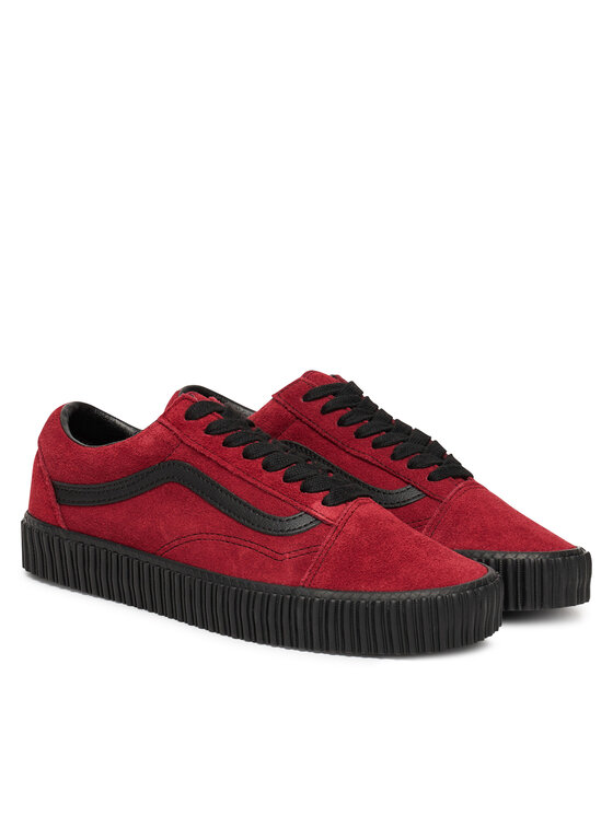 Vans Sneakersy Vans Old Skool Creeper VN000DCEBRD1 Bordová