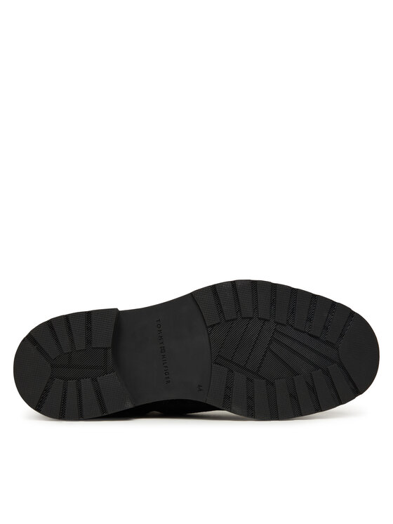 Tommy Hilfiger Gležnjarji Tommy Hilfiger Cleated W Moc FM0FM05599 Črna