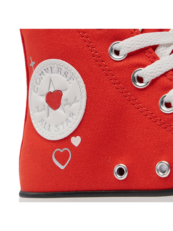 Converse Кеди Converse Chuck Taylor All Star Y2K Heart A09117C Червоний