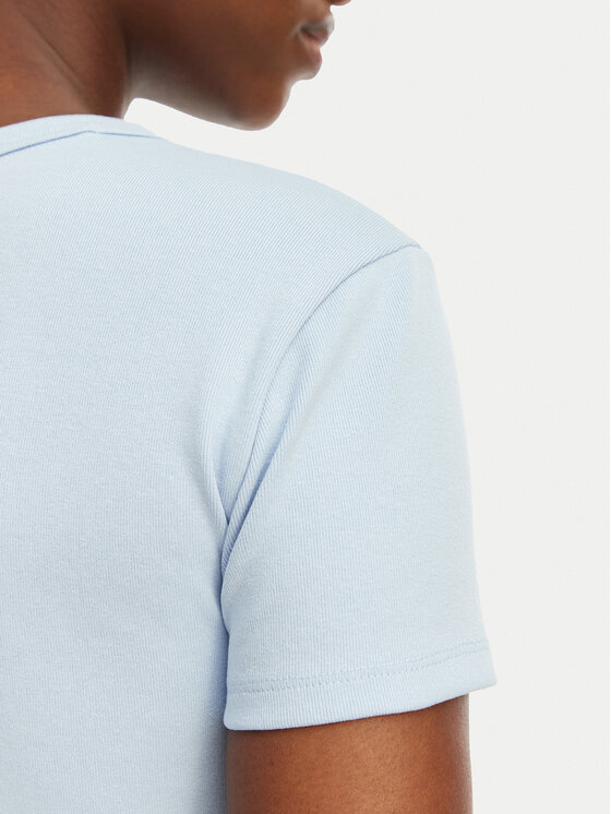 HUGO HUGO Футболка Delanor 50512000 Світло-синій Slim Fit